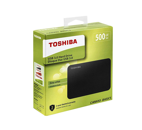 Disque dur Externe TOSHIBA Canvio Basics 500Gb