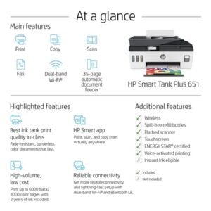 Imprimante HP Smart Tank 651