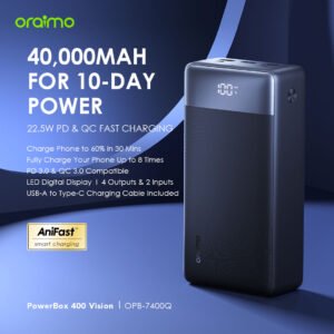 Powerbank Oraimo 40 000 mAh